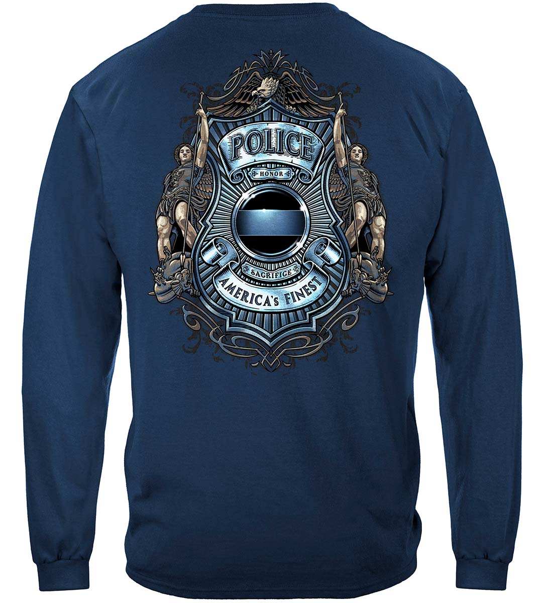 ★Phyps Department★ Tail logo long sleeve dark navy PEW1LS3 PHYPS) TAIL LOGO 2 LAYERS LS